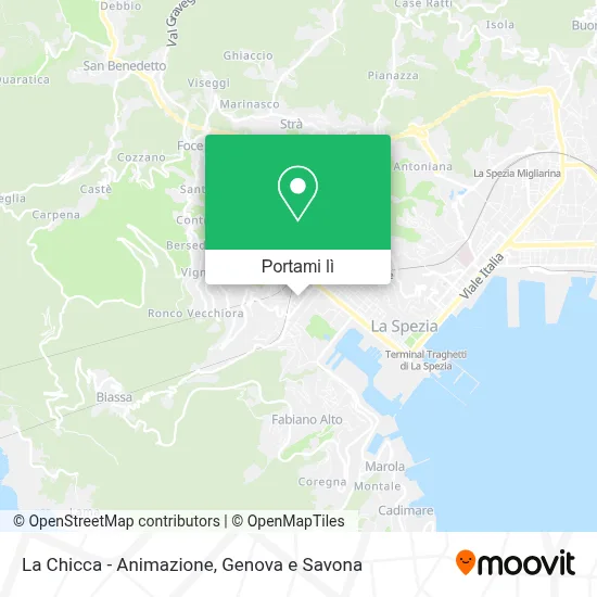 Mappa La Chicca - Animazione