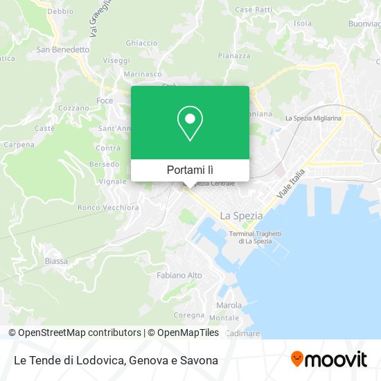 Mappa Le Tende di Lodovica