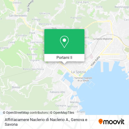 Mappa Affittacamere Naclerio di Naclerio A.