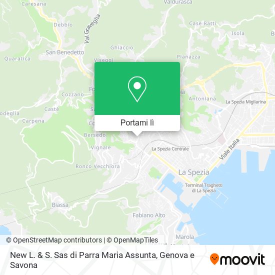 Mappa New L. & S. Sas di Parra Maria Assunta