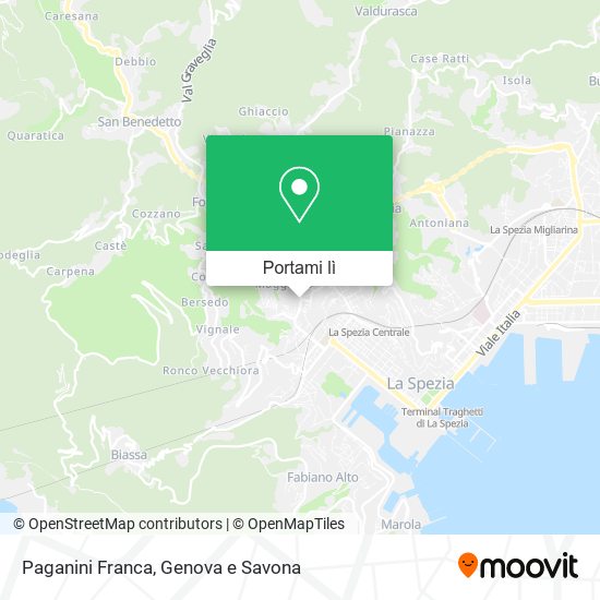 Mappa Paganini Franca