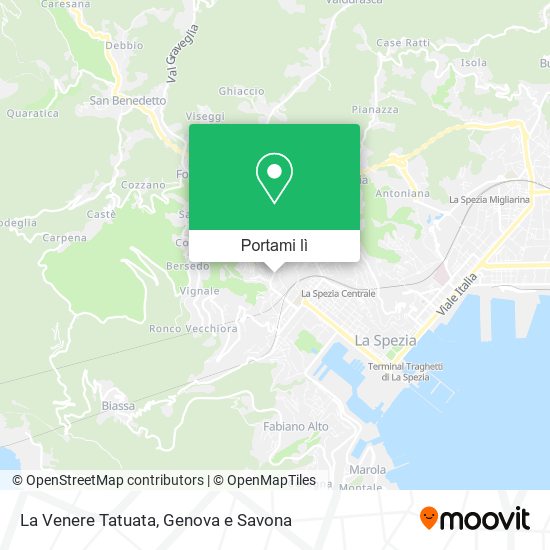 Mappa La Venere Tatuata