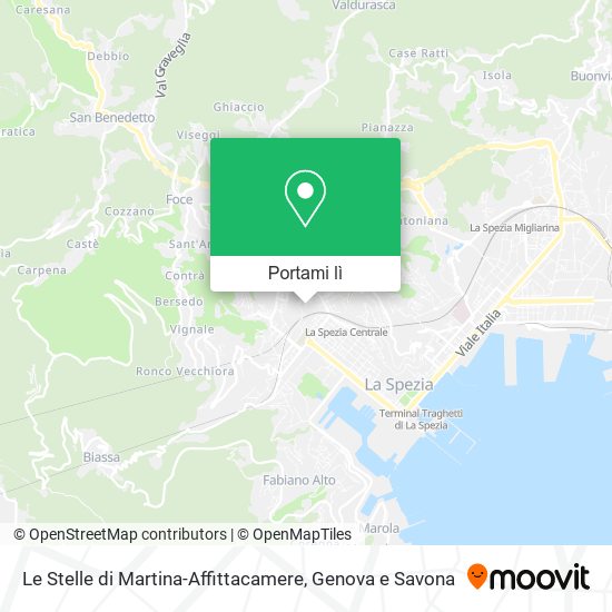 Mappa Le Stelle di Martina-Affittacamere
