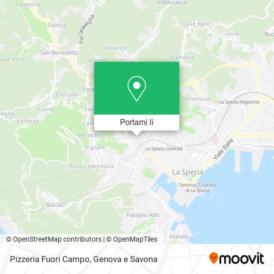 Mappa Pizzeria Fuori Campo