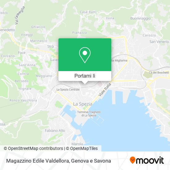 Mappa Magazzino Edile Valdellora
