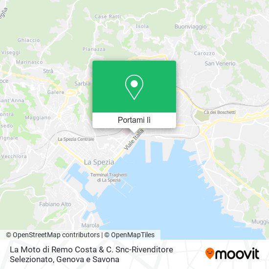 Mappa La Moto di Remo Costa & C. Snc-Rivenditore Selezionato