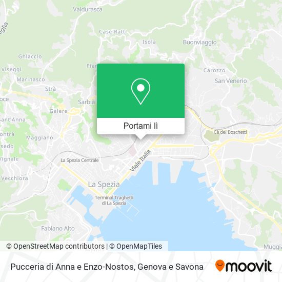 Mappa Pucceria di Anna e Enzo-Nostos