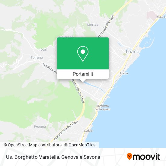 Mappa Us. Borghetto Varatella