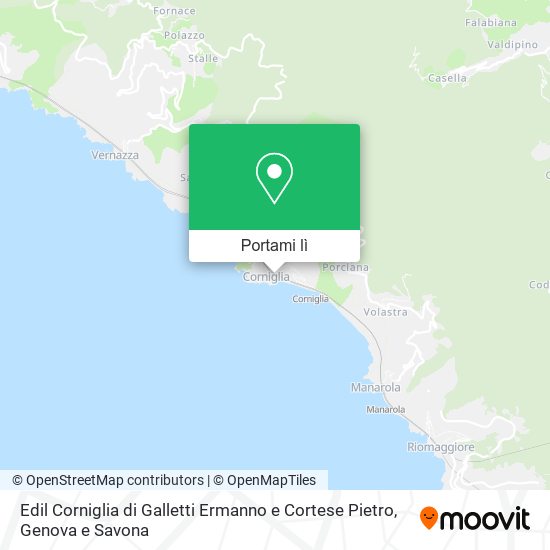 Mappa Edil Corniglia di Galletti Ermanno e Cortese Pietro