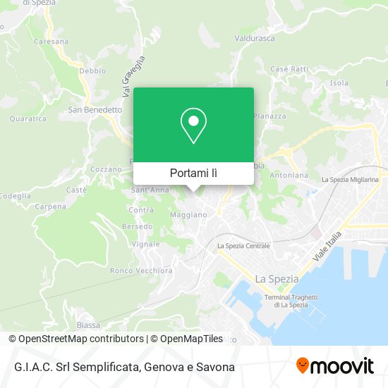 Mappa G.I.A.C. Srl Semplificata