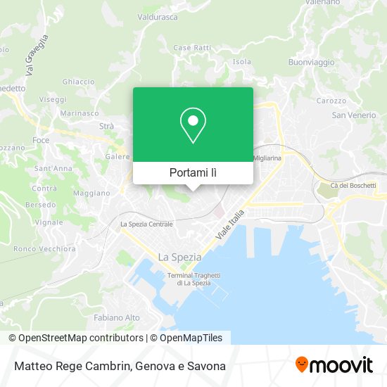 Mappa Matteo Rege Cambrin