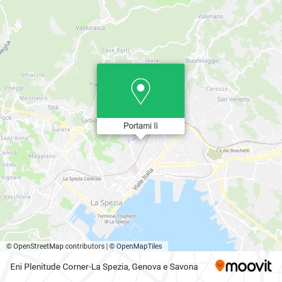 Mappa Eni Plenitude Corner-La Spezia