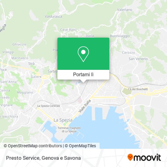 Mappa Presto Service