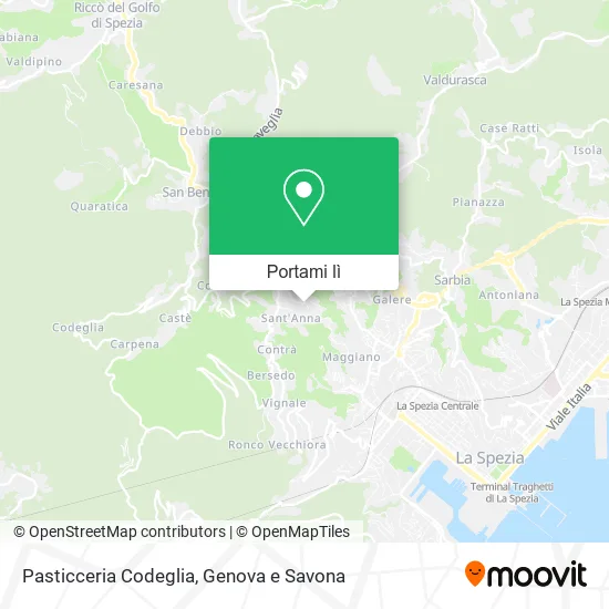 Mappa Pasticceria Codeglia