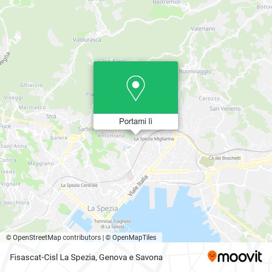 Mappa Fisascat-Cisl La Spezia