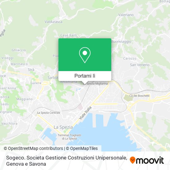 Mappa Sogeco. Societa Gestione Costruzioni Unipersonale