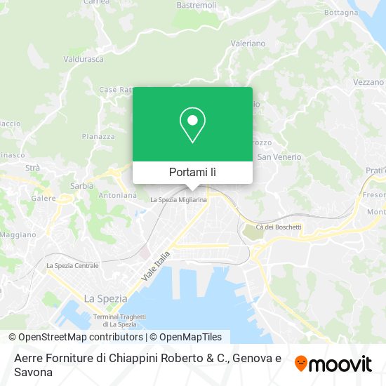 Mappa Aerre Forniture di Chiappini Roberto & C.