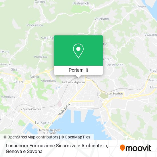 Mappa Lunaecom Formazione Sicurezza e Ambiente in