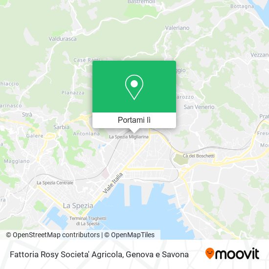 Mappa Fattoria Rosy Societa' Agricola