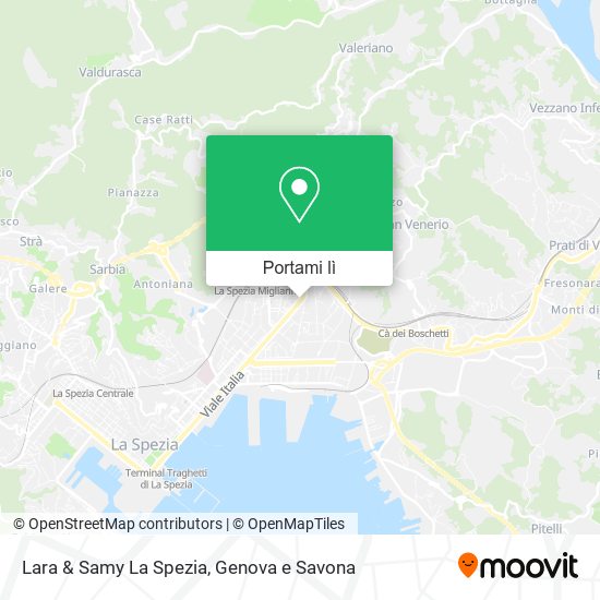Mappa Lara & Samy La Spezia