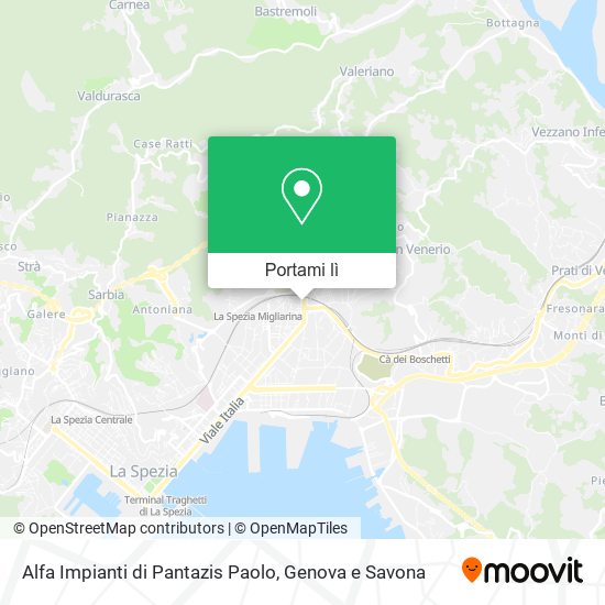 Mappa Alfa Impianti di Pantazis Paolo