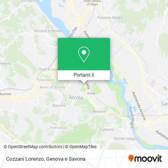 Mappa Cozzani Lorenzo