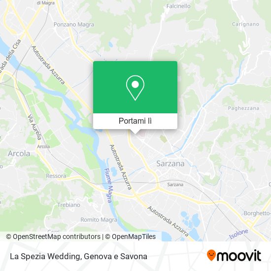 Mappa La Spezia Wedding