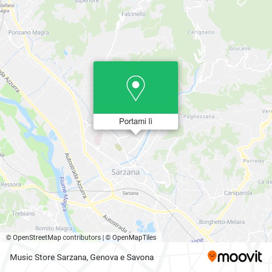 Mappa Music Store Sarzana