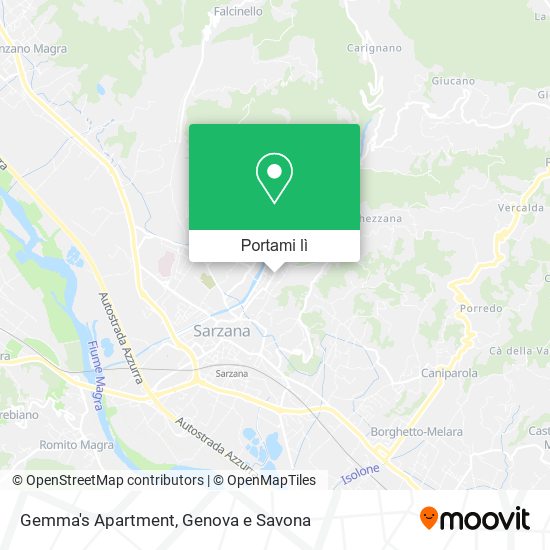 Mappa Gemma's Apartment