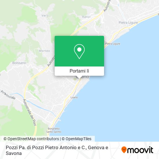 Mappa Pozzi Pa. di Pozzi Pietro Antonio e C.