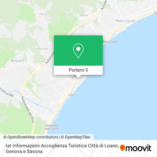 Mappa Iat Informazioni Accoglienza Turistica Città di Loano