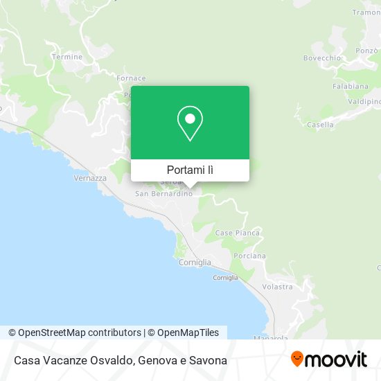 Mappa Casa Vacanze Osvaldo