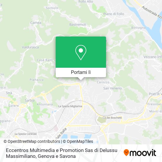 Mappa Eccentros Multimedia e Promotion Sas di Delussu Massimiliano