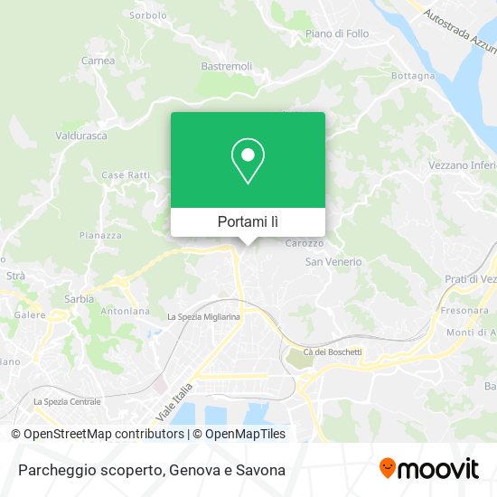Mappa Parcheggio scoperto