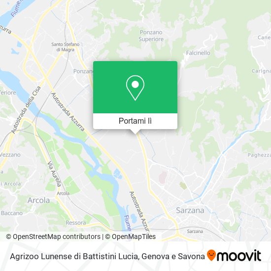 Mappa Agrizoo Lunense di Battistini Lucia