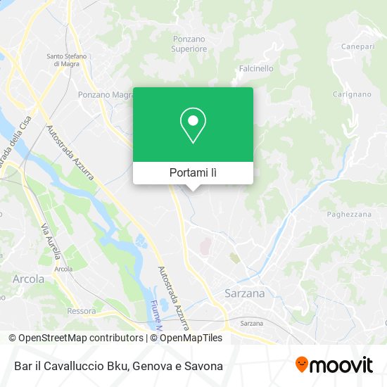 Mappa Bar il Cavalluccio Bku