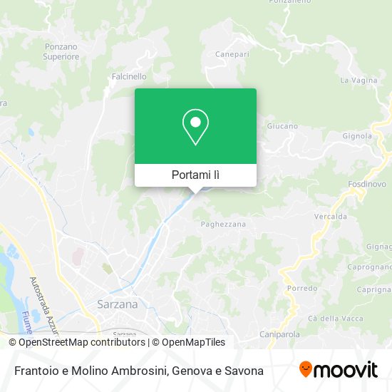 Mappa Frantoio e Molino Ambrosini