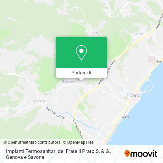 Mappa Impianti Termosanitari dei Fratelli Prato S. & G.