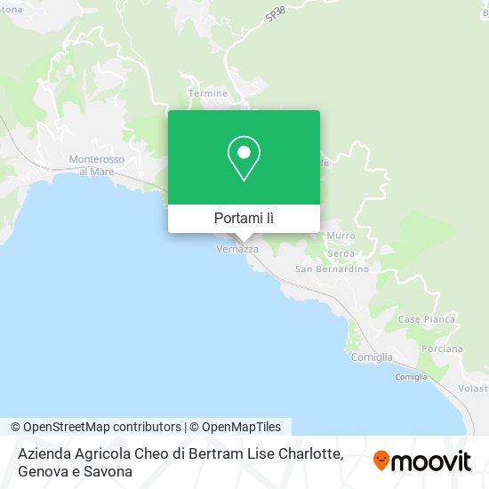 Mappa Azienda Agricola Cheo di Bertram Lise Charlotte