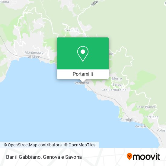 Mappa Bar il Gabbiano