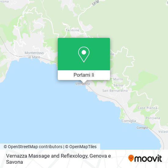 Mappa Vernazza Massage and Reflexology