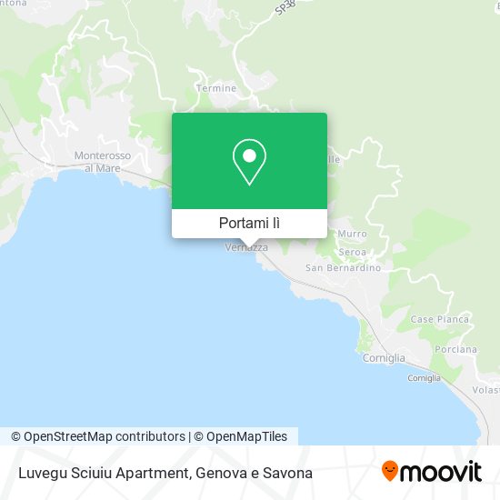 Mappa Luvegu Sciuiu Apartment