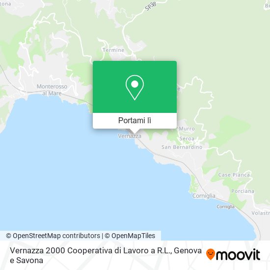 Mappa Vernazza 2000 Cooperativa di Lavoro a R.L.