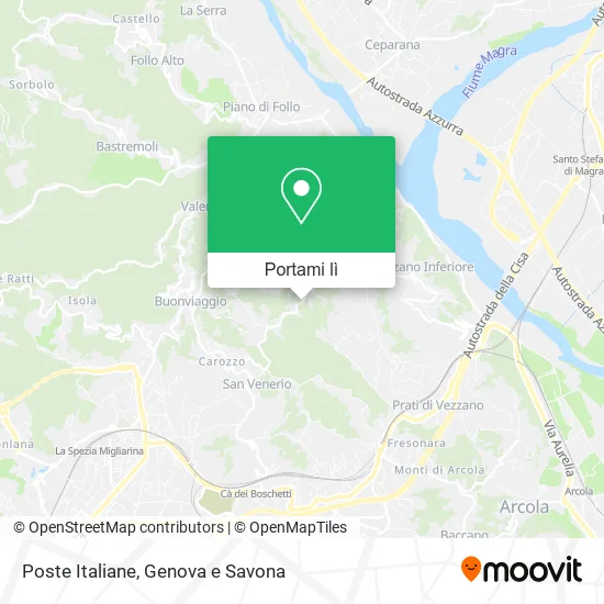 Mappa Poste Italiane