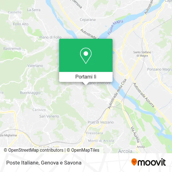 Mappa Poste Italiane