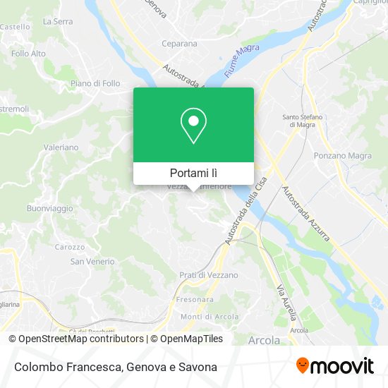 Mappa Colombo Francesca