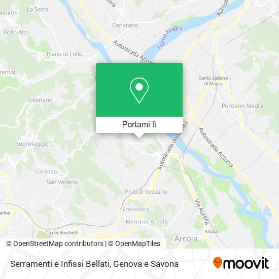 Mappa Serramenti e Infissi Bellati