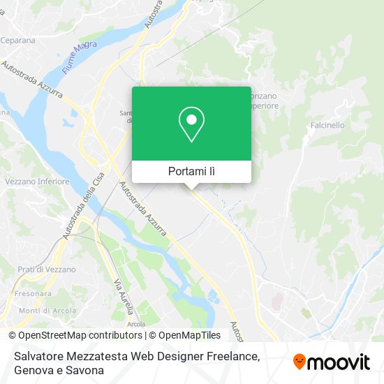 Mappa Salvatore Mezzatesta Web Designer Freelance