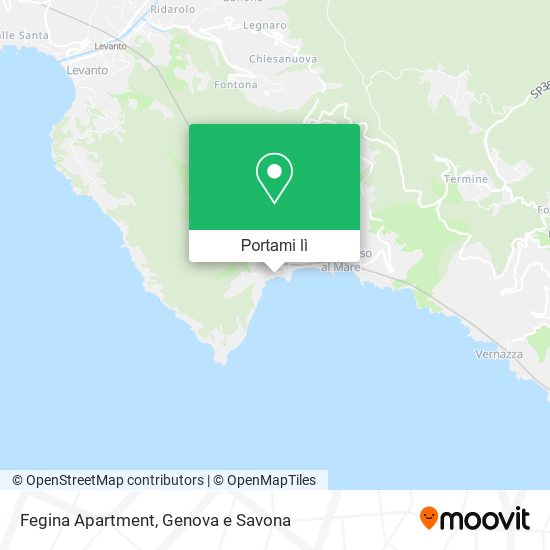 Mappa Fegina Apartment