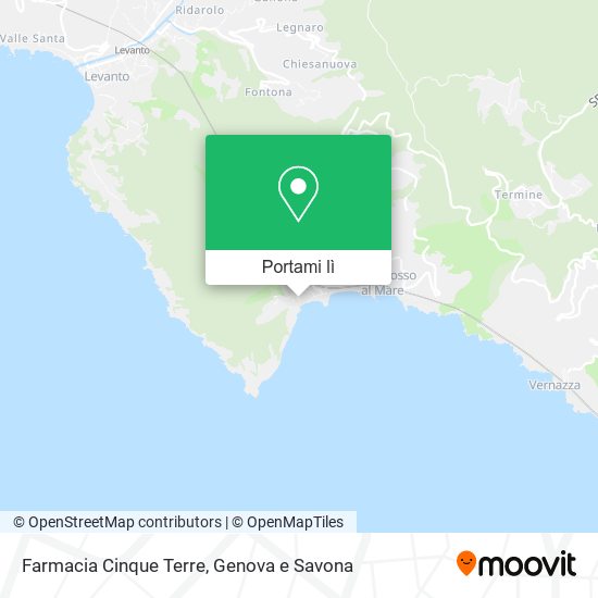 Mappa Farmacia Cinque Terre